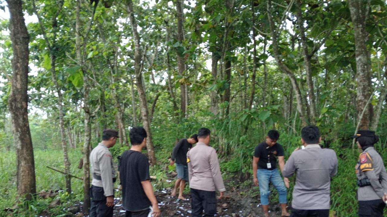Lokasi siswa SD di Gunungkidul terluka akibat ledakan petasan. (Liputan6.com/Hendro Ary Wibowo)