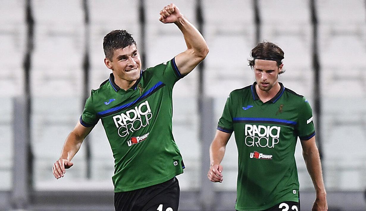 3. Ruslan Malinovskyi - Pria 27 tahun ini telah membuktikan kualitasnya sebagai pemain tengah yang bisa diandalkan. Penampilan apiknya bersama Atalanta membuat gelandang asal Ukraina ini tengah dipantau oleh Chelsea dan AS Roma. (AP/Fabio Ferrari)