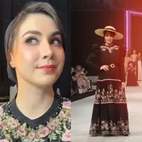 Arumi Bachsin baru-baru ini membagikan momen saat tampil dalam acara fashion show.