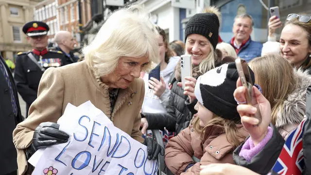 Ratu Camilla. (Chris Jackson/Pool via AP)