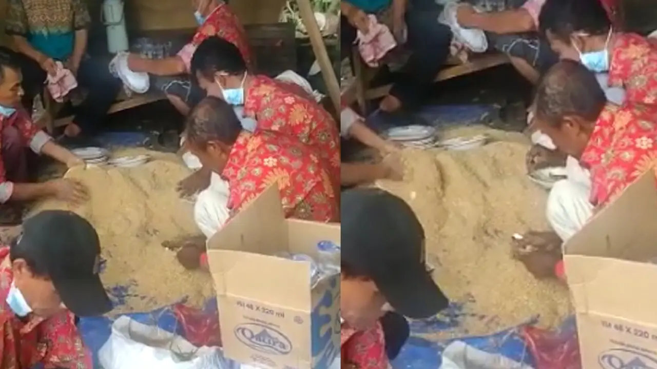 Viral Aksi Mencuci Piring Pakai Serbuk Kayu, Warganet: Piringnya Tayamum