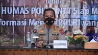 Kabid Humas Polda NTT Kombes Rishian Krisna B saat memberikan keterangan kepada awak media. (Foto Istimewah)