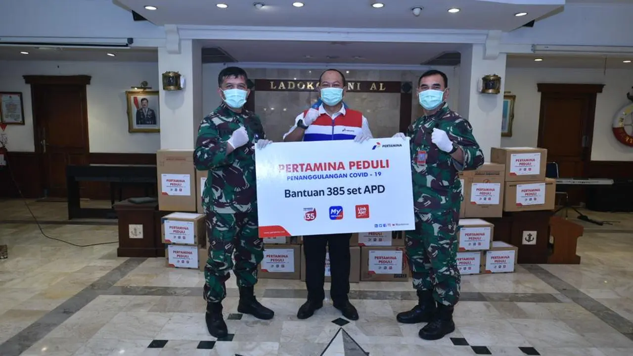 Bantuan APD dari Pertamina