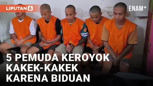 VIDEO: Dilarang Nyawer Biduan, 5 Pemuda Keroyok Kakek-kakek