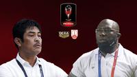 Piala Presiden 2022 - Duel Pelatih - Dewa United Vs Persis Solo (Bola.com/Adreanus Titus)
