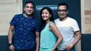 Trio vokal, Lingua setelah 15 tahun vakum, kembali akan merilis single untuk meramaikan dunia musik tanah air. (Adrian Putra/Bintang.com)