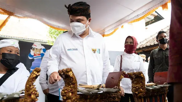 Erick Thohir Berharap Ekonomi Bali Segera Bangkit dengan Banjar Creative Space