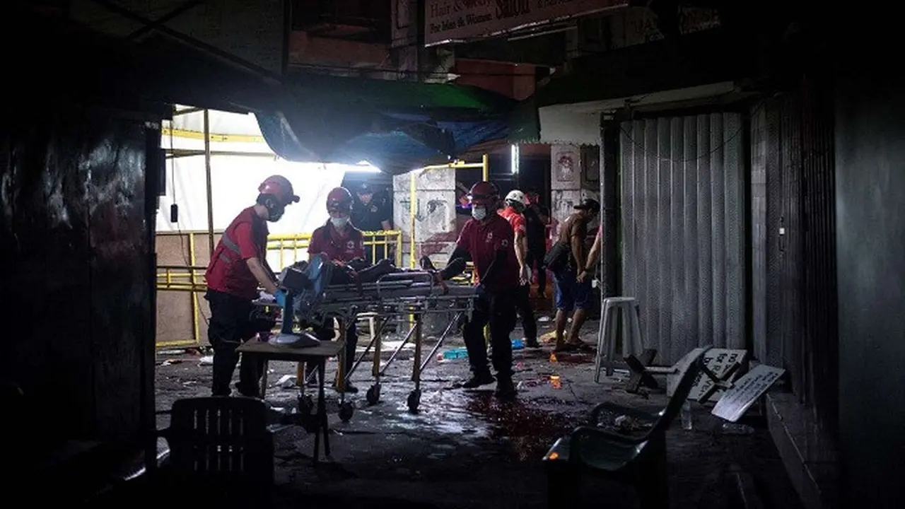Serangan bom di Manila pada 6 Mei 2017 terjadi seminggu setelah ledakan di kota yang sama (gambar di atas) yang melukai 14 orang pada 29 April 2017 (AFP)