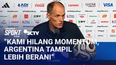 Pelatih timnas Inggris Thomas Tuchel mengaku tim asuhannya justru kehilangan momentum usai mencetak gol lebih dulu. Ia pun menyebut ada anomali, usai kebobolan, Messi dkk justru tampil lebih berani.