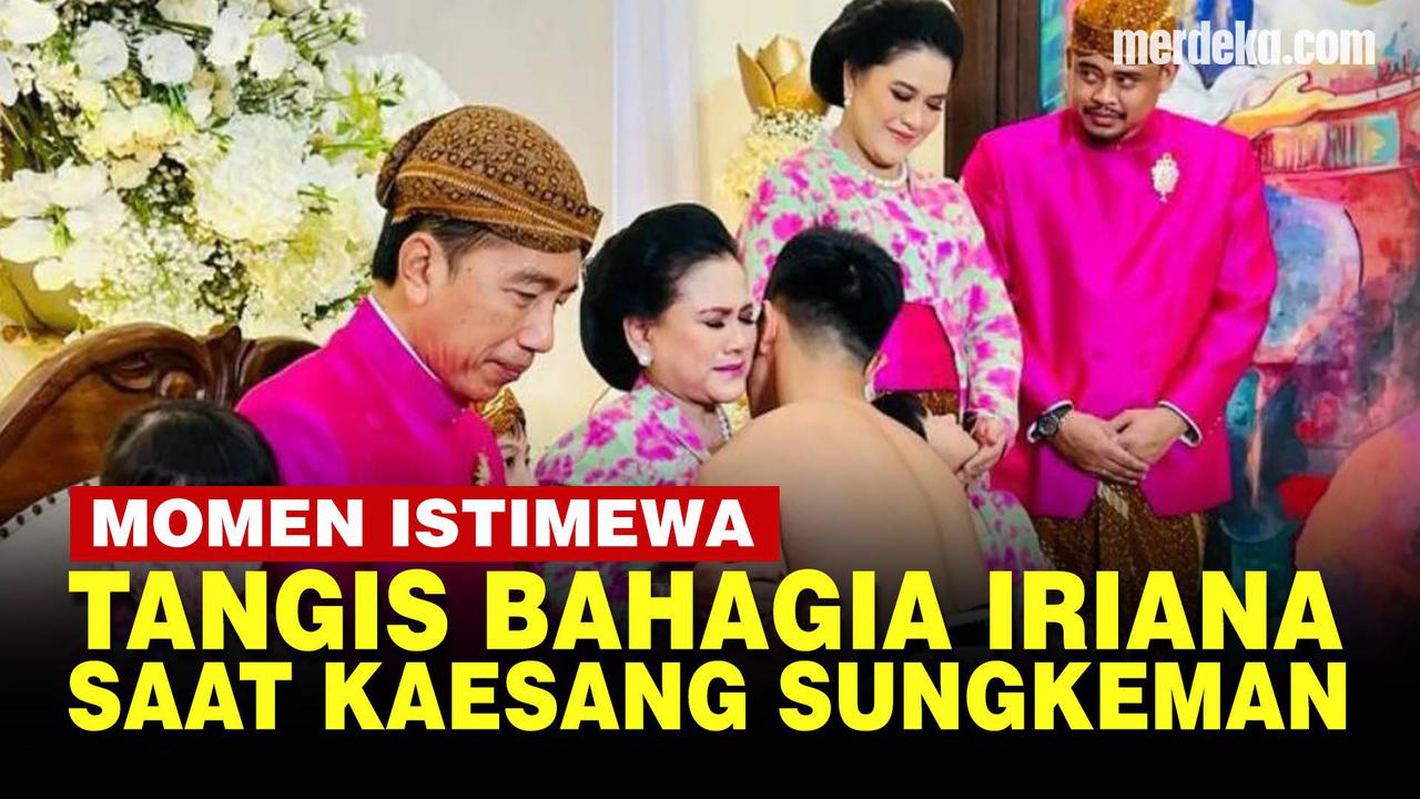 VIDEO: [Full] Momen Sungkeman dan Siraman Kaesang, Pecah Tangis Bahagia Ibu Iriana