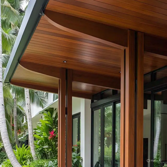 5 Model Kanopi Baja Ringan Depan Rumah dengan Atap Transparan yang Modern
