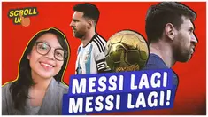 Berita video, scroll up kali ini membahas Lionel Messi yang kembali masuk nominasi Ballon d'Or bersaing dengan pemain-pemain muda.
