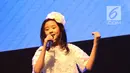 Penyanyi Clarice Cutie tampil menghibur penonton dalam acara XYZ Day 2018 di Jakarta, Rabu (25/4). (Liputan6.com/Immanuel Antonius)