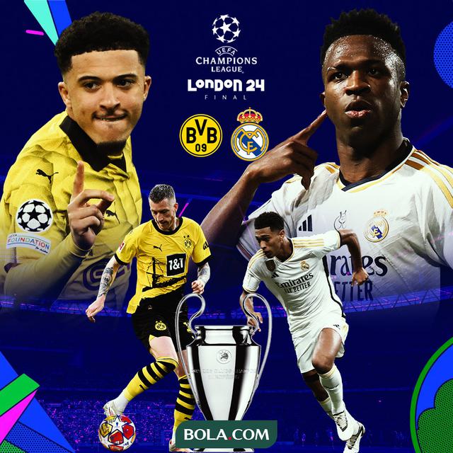 Final Liga Champions - Borussia Dortmund Vs Real Madrid - Duel Pemain