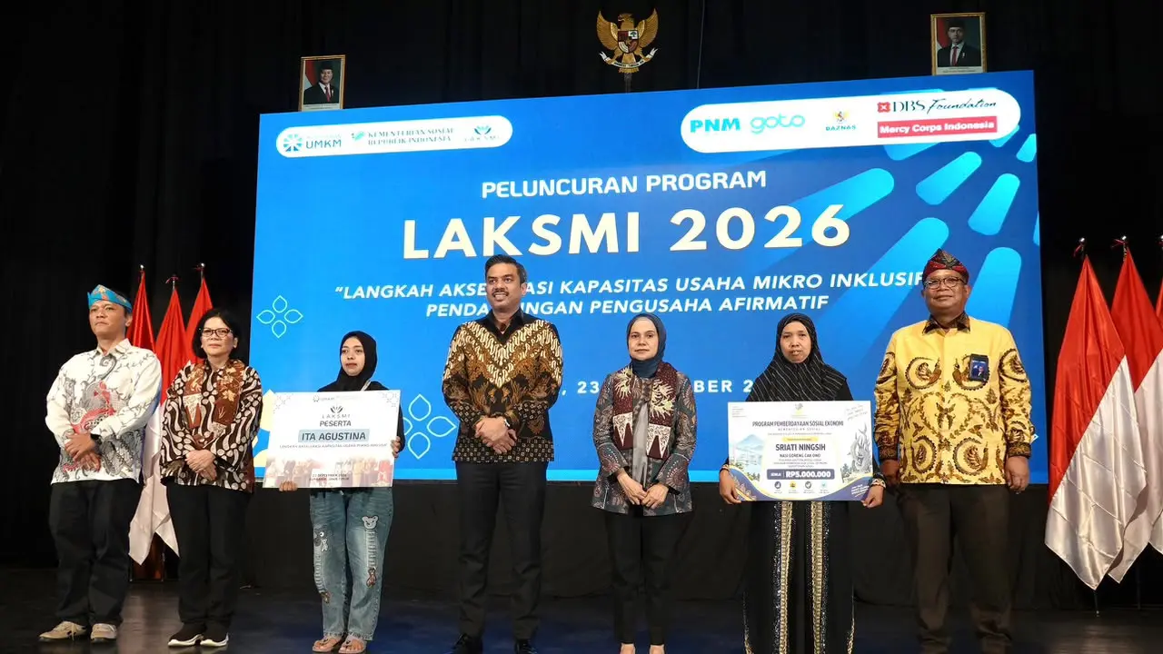 PNM Bersama Kementerian UMKM Luncurkan Program Laksmi, Dorong Usaha Mikro Perempuan Naik Kelas