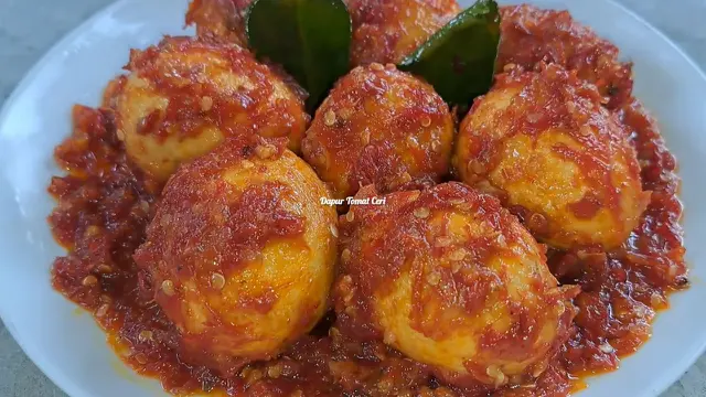 Resep Telur Balado Pedas Manis.