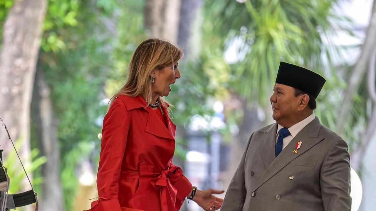 FOTO: Momen Akrab  Presiden Prabowo dan Ratu Maxima Bahas Penguatan Inklusi Keuangan di Istana Merdeka