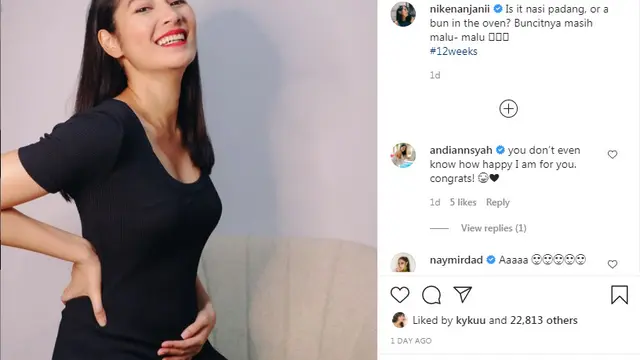 Niken Anjani umumkan kehamilan anak pertama
