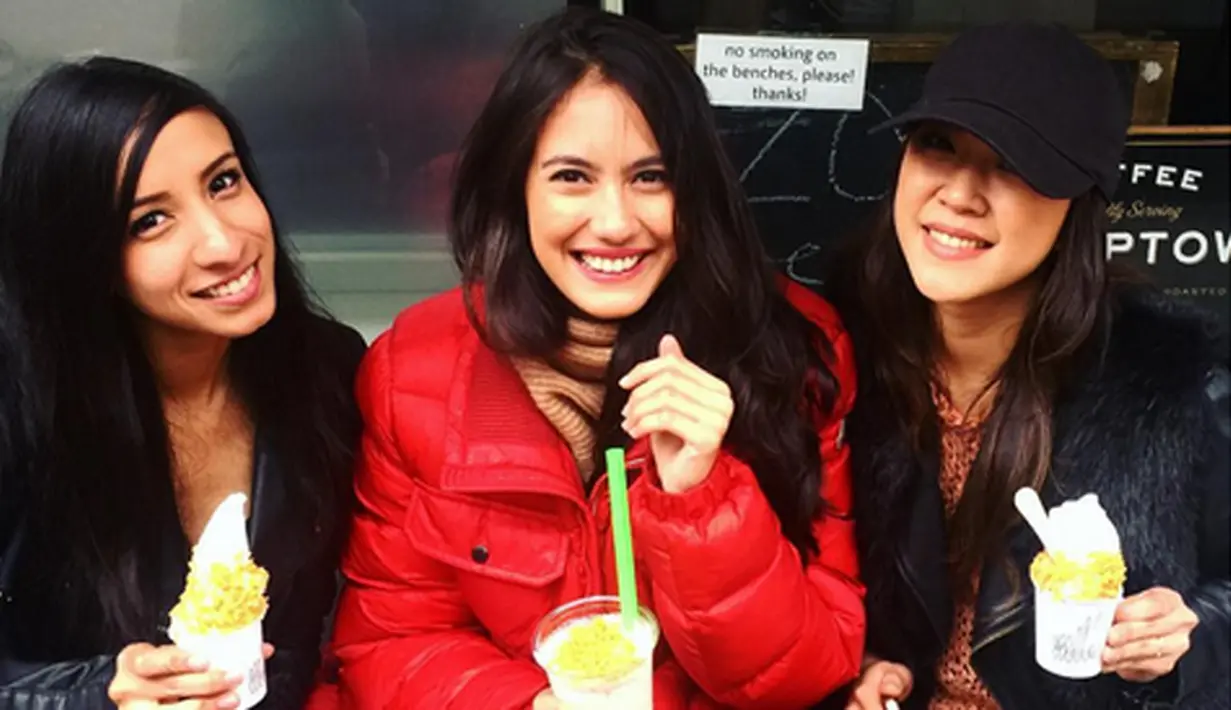 Pemeran dalam film 'Ach Aku Jatuh Cinta' itu sontak membuat para penggemar penyanyi Justin Bieber iri dan bersahut-sahutan menuliskan komentar. (Instagram/pevpearce)