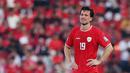 Pemain Timnas Indonesia, Thom Haye, tampak kecewa saat ditaklukkan Irak pada laga Grup F putaran kedua Kualifikasi Piala Dunia 2026 zona Asia di Stadion Utama Gelora Bung Karno (SUGBK), Senayan, Jakarta, Kamis (6/6/2024). (Bola.com/M Iqbal Ichsan)