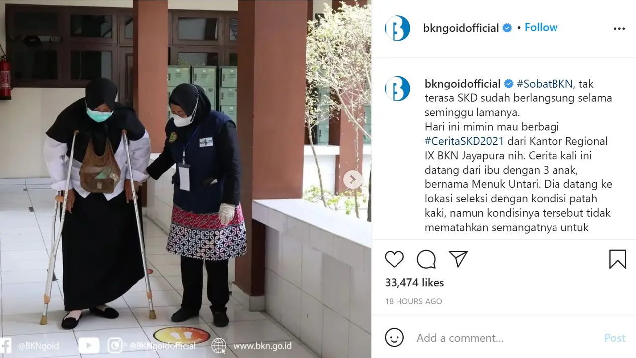 Peserta SKD CPNS 2021 Menuk Untari