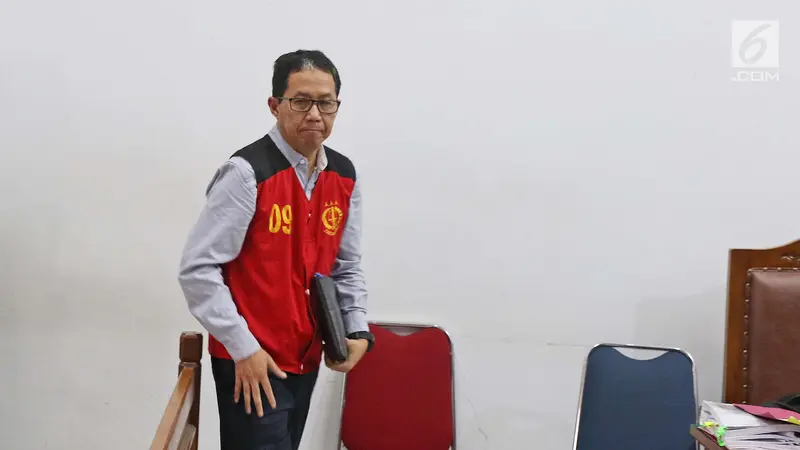 Eks Ketum PSSI Joko Driyono Jalani Sidang Lanjutan