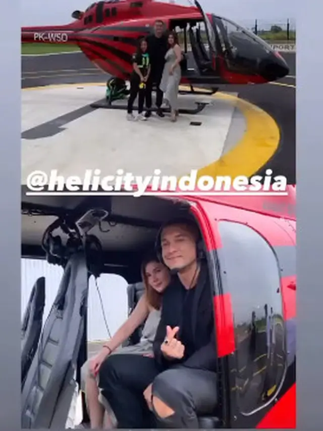 Romantis Banget, Ini 6 Momen Miller Khan Lamar Kekasih di Helikopter