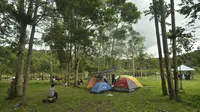 Objek wisata Telaga Tambing di Taman Nasional Lore Lindu. Lokasi itu menjadi andalan wisatawan untuk berlibur dengan berkemah. Sejak 17 Maret, kawasan konservasi itu masih ditutup karena pandemi Covid-19. (Foto:Liputan6.com/ Heri Susanto).