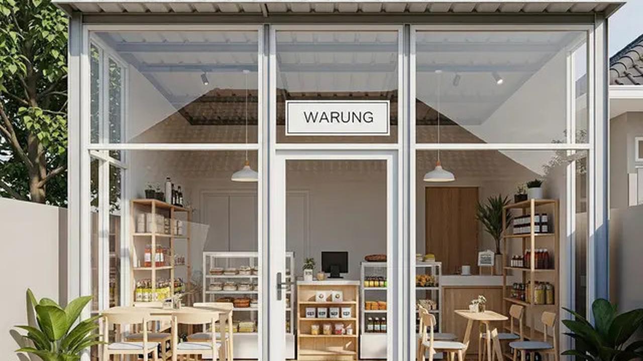 7 Desain Warung Baja Ringan Sederhana Depan Rumah, Praktis dan Tahan Lama