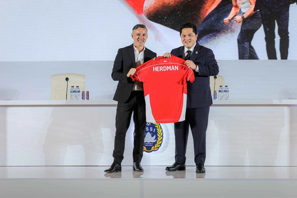 FOTO: PSSI Resmi Tunjuk John Herdman sebagai Pelatih Timnas Indonesia