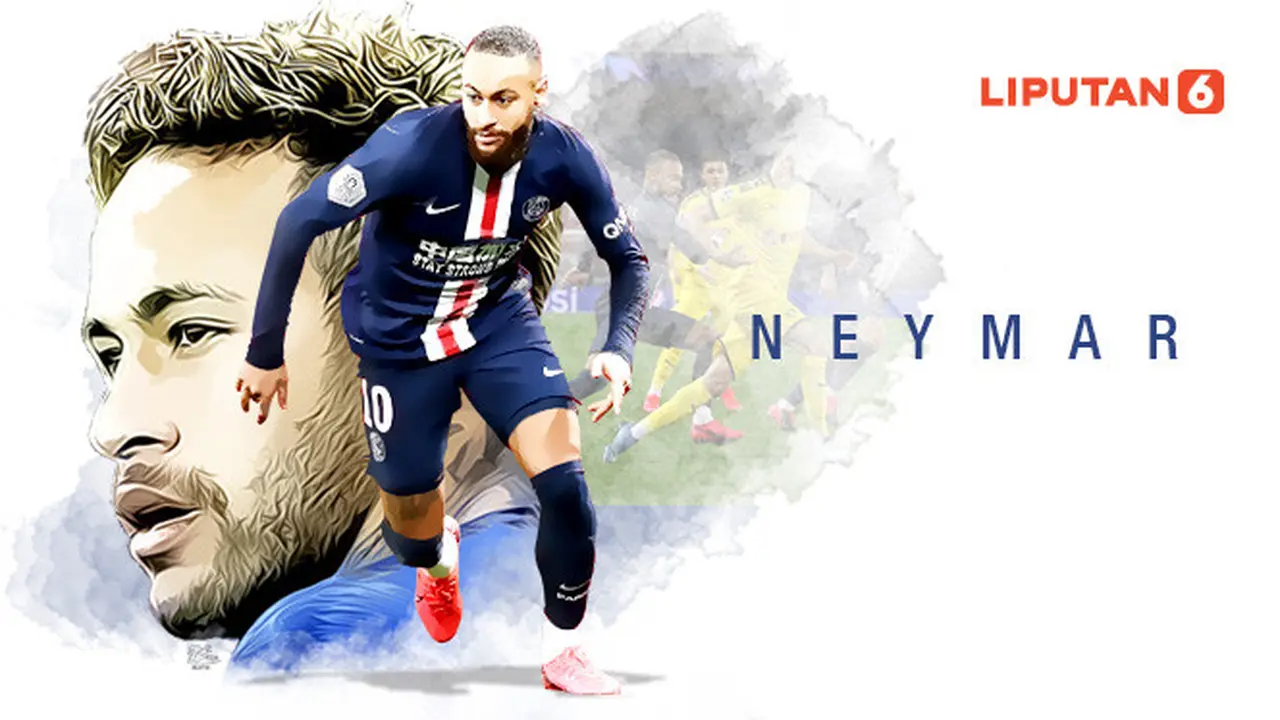 ilustrasi neymar