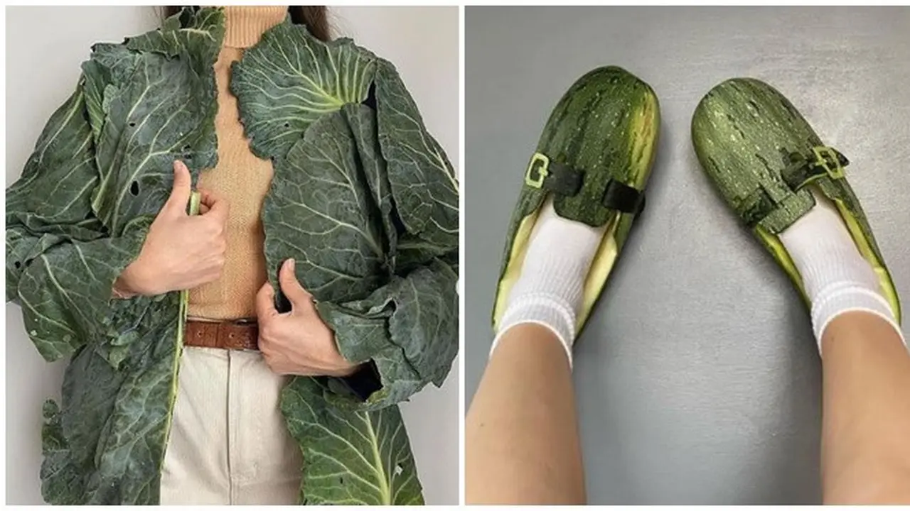 6 Outfit Absurd dari Sayuran Hijau Ini Nyeleneh Banget, Kocak