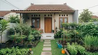 7 Contoh Rumah Kecil Sederhana untuk Ibu Rumah Tangga yang Suka Berkebun