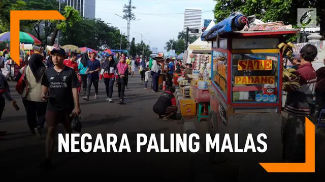 Indonesia Negara Paling Malas Jalan Kaki Sedunia