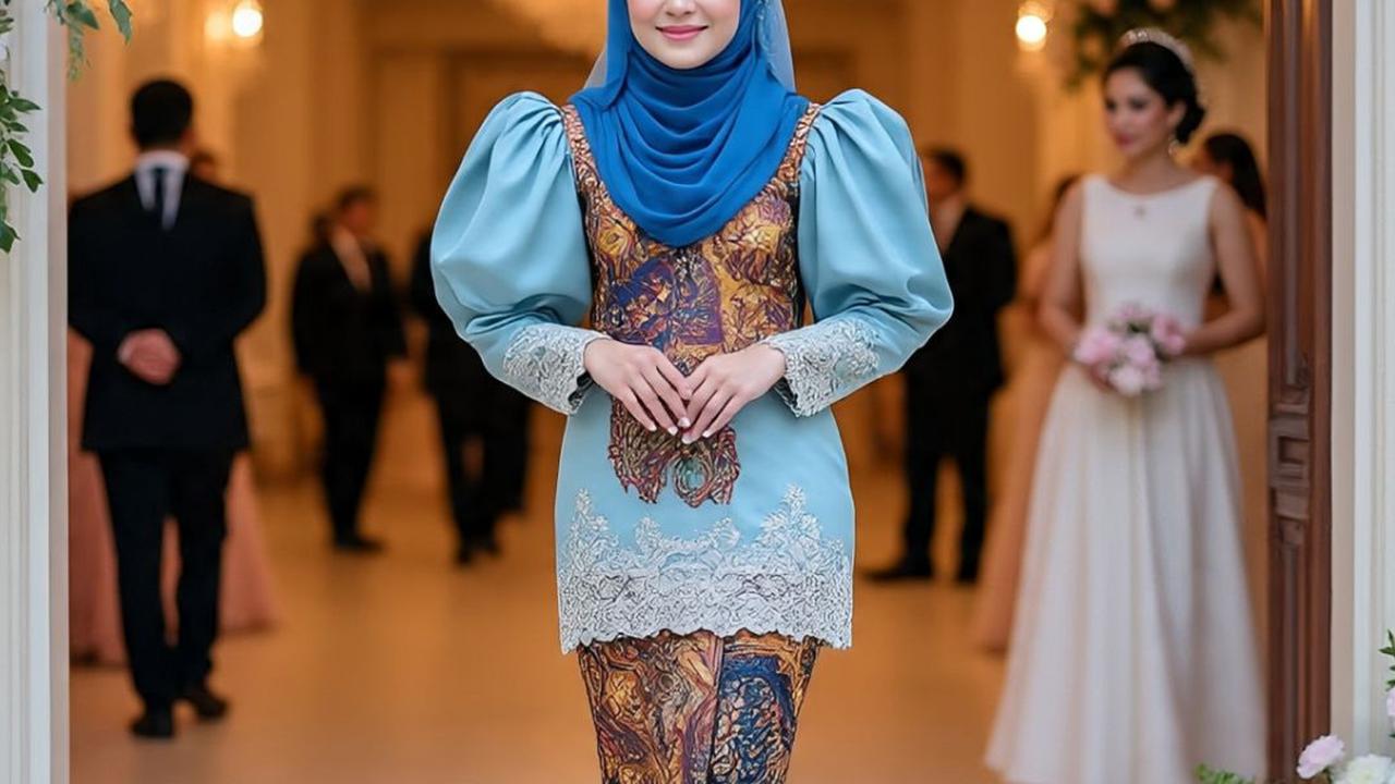7 Model Batik Brokat Lengan Gelombang Tren 2025, Busana Stylish yang Anggun dan Bikin Percaya Diri