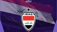 Piala Asia - Ilustrasi Logo Timnas Irak (Bola.com/Adreanus Titus)