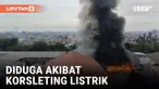 KEBAKARAN TERJADI DI PEMUKIMAN PADAT HUNIAN DI KLENDER JAKARTA TIMUR
