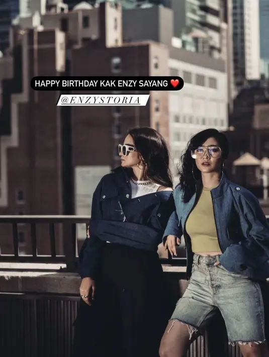 Sedangkan ini foto kiriman Febby Rastanty yang menjadi partner segala hal Enzy Storia semasa lajang. Lewat unggahan terpisah, Febby Rastanty juga membagikan kenangan bareng Enzy saat melakukan travelling, olahraga, hingga pekerjaan. (Liputan6.com/IG/@febbyrastanty)