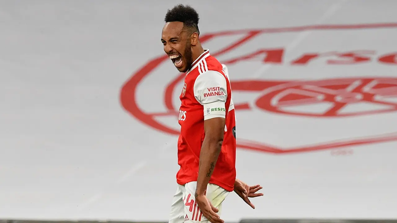 Aubameyang Cetak Dua Gol, Arsenal Bungkam Manchester City