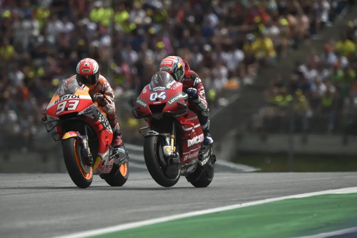 Andrea Dovizioso, Marc Marquez