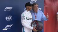 Lewis Hamilton amankan pole position di GP Spanyol. (doc. F1)