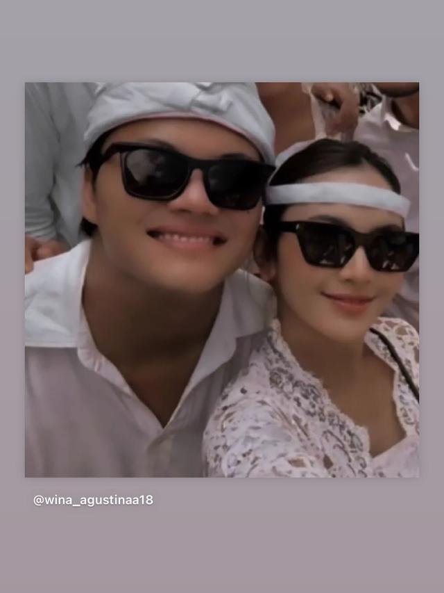 7 Potret Rizky Febian dan Mahalini Raharja Ikuti Upacara Memukur di Bali, Tampil Serasi