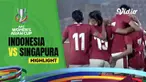 Berita video highlights kemenangan Timnas Putri Indonesia atas Singapura yang kedua kalinya di Kualifikasi Piala Asia 2022, Senin (27/9/2021) malam hari WIB.