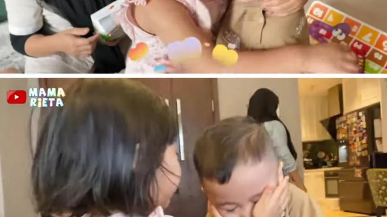 Tingkah Lucu Rayyanza 'Cipung' ke Anak Bungsu Caca Tengker, Awalnya Kesal Akhirnya Bilang Sayang
