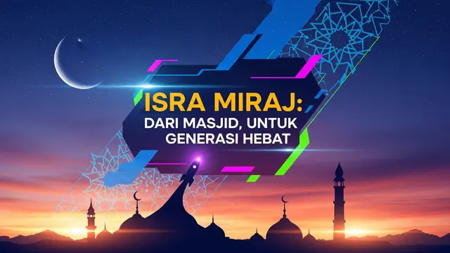 Contoh Poster Isra Miraj