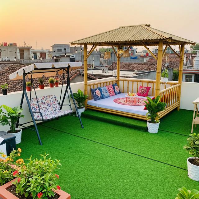 12 Desain Teras Rooftop Kecil Sebagai Spot Nongkrong Bareng Teman dan ...