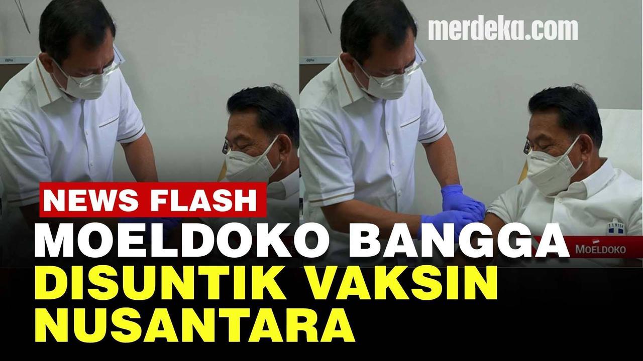 VIDEO: Alasan Moeldoko Pamer Disuntik Vaksin Nusantara Racikan Mantan Menkes Terawan