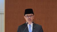 Menlu RI Sugiono dalam pertemuan High Level Segment Conference on Disarmament di Jenewa, Swiss (24/2/2025). (Dok. Kemlu RI)