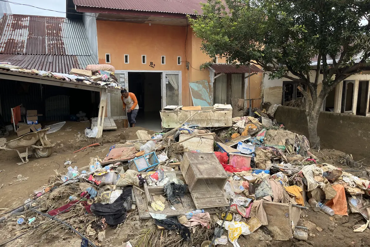 Rumah warga bernama Win di Kompleks Griya Permata terdampak banjir Padang. (Liputan6.com/Winda Nelfira)