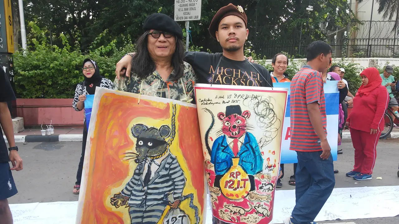 Lukisan Tikus untuk DPRD DKI